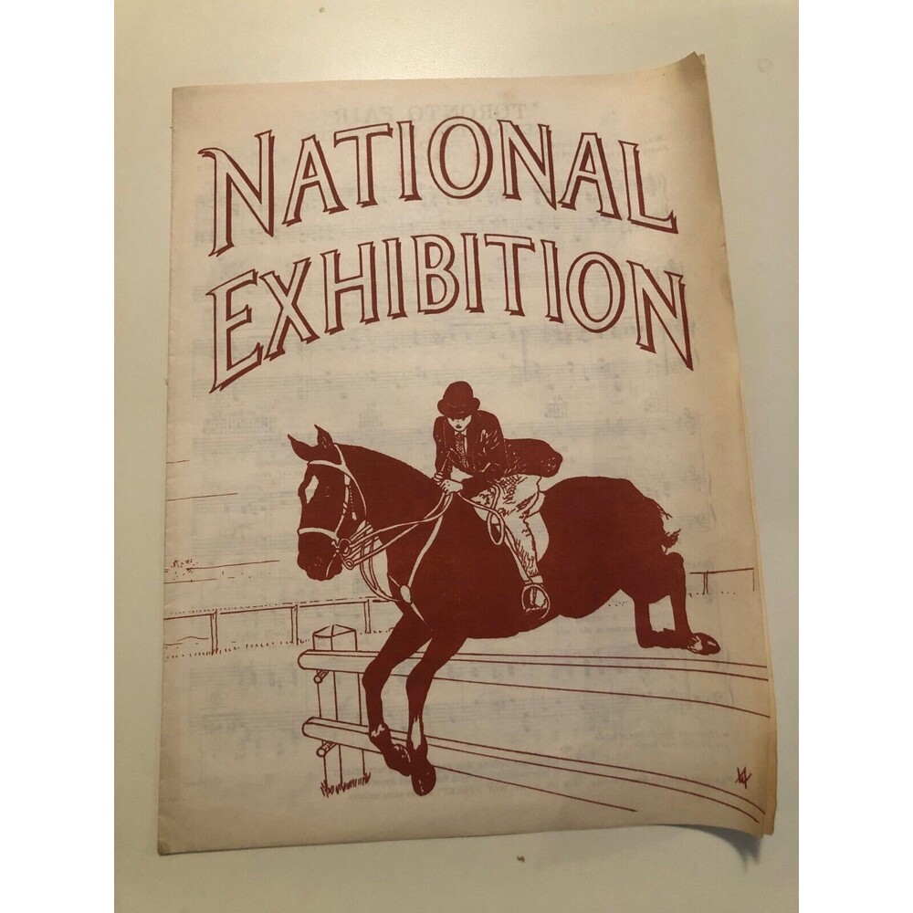 National Exhibition Toronto Fair "Fox Trot" 1935 Vintage